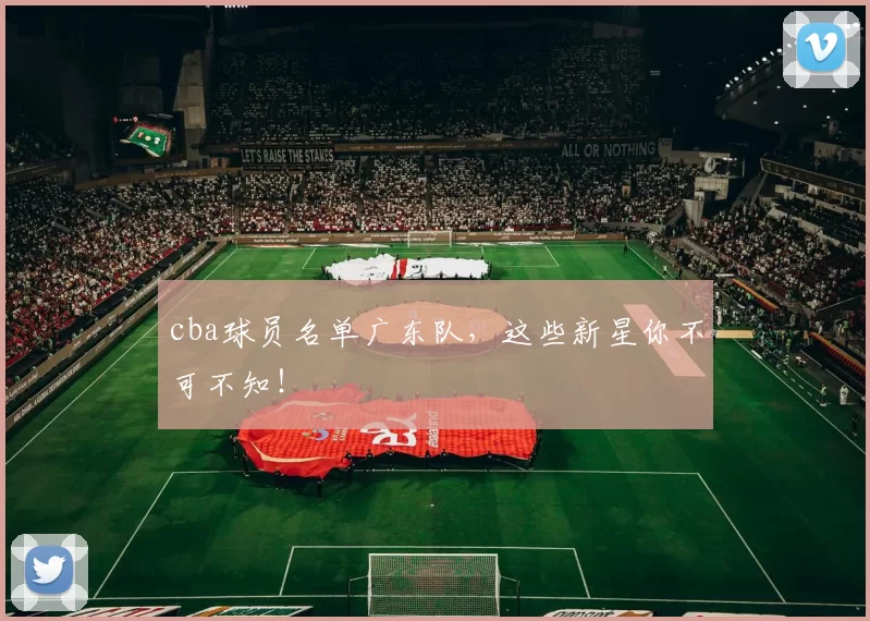 cba球员名单广东队，这些新星你不可不知！